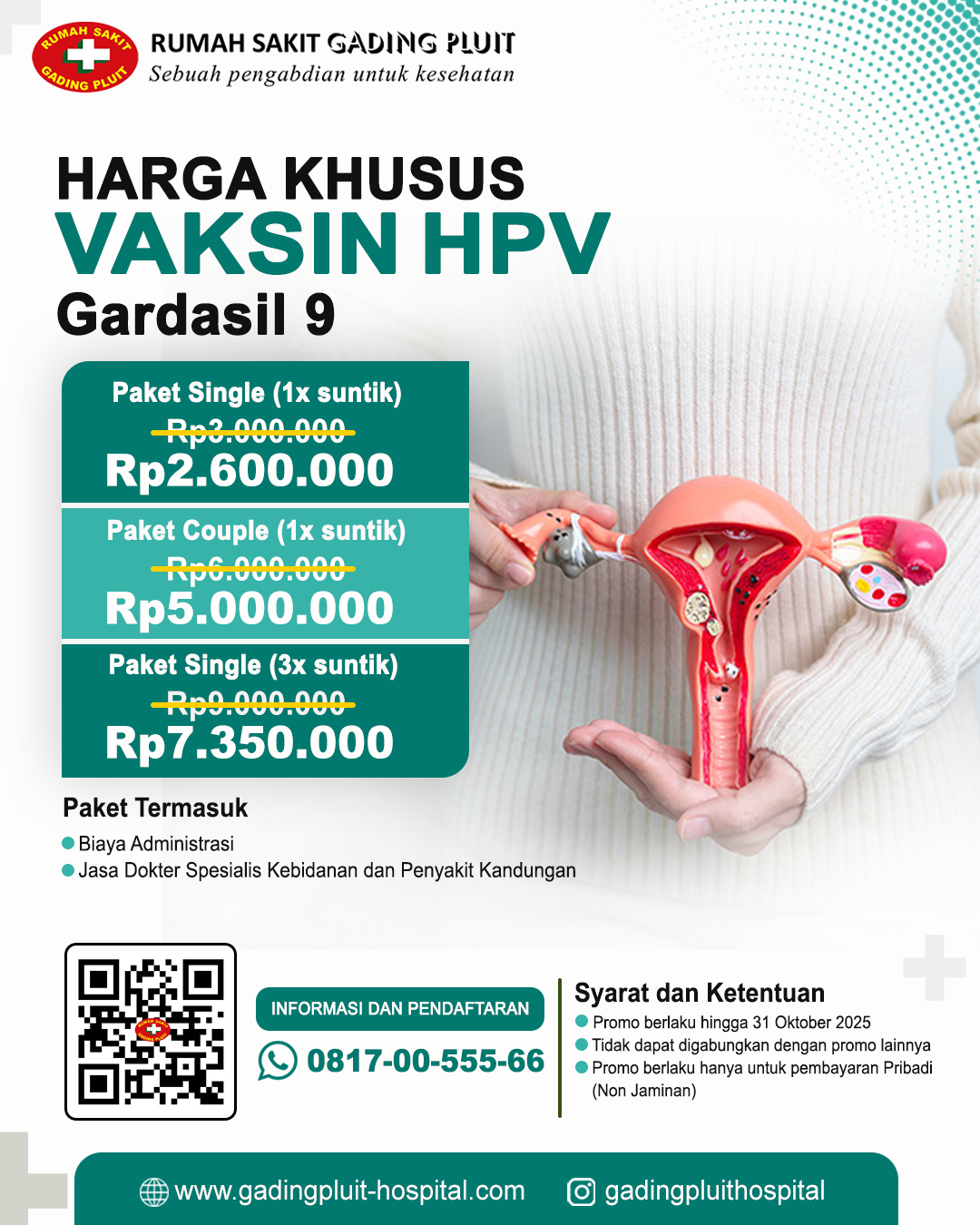 PAKET VAKSIN HPV
