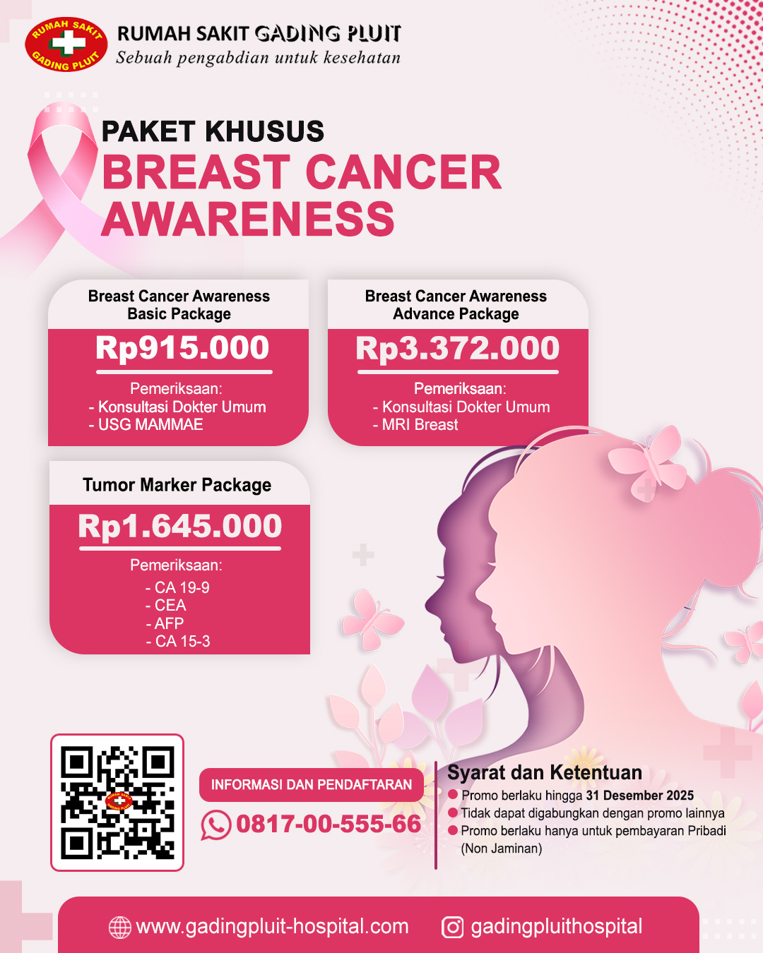 PROMO PAKET BREAST CANCER AWARENESS